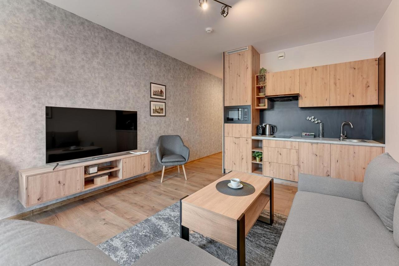 Bastion Walowa City Center By Downtown Apartments 格但斯克 客房 照片