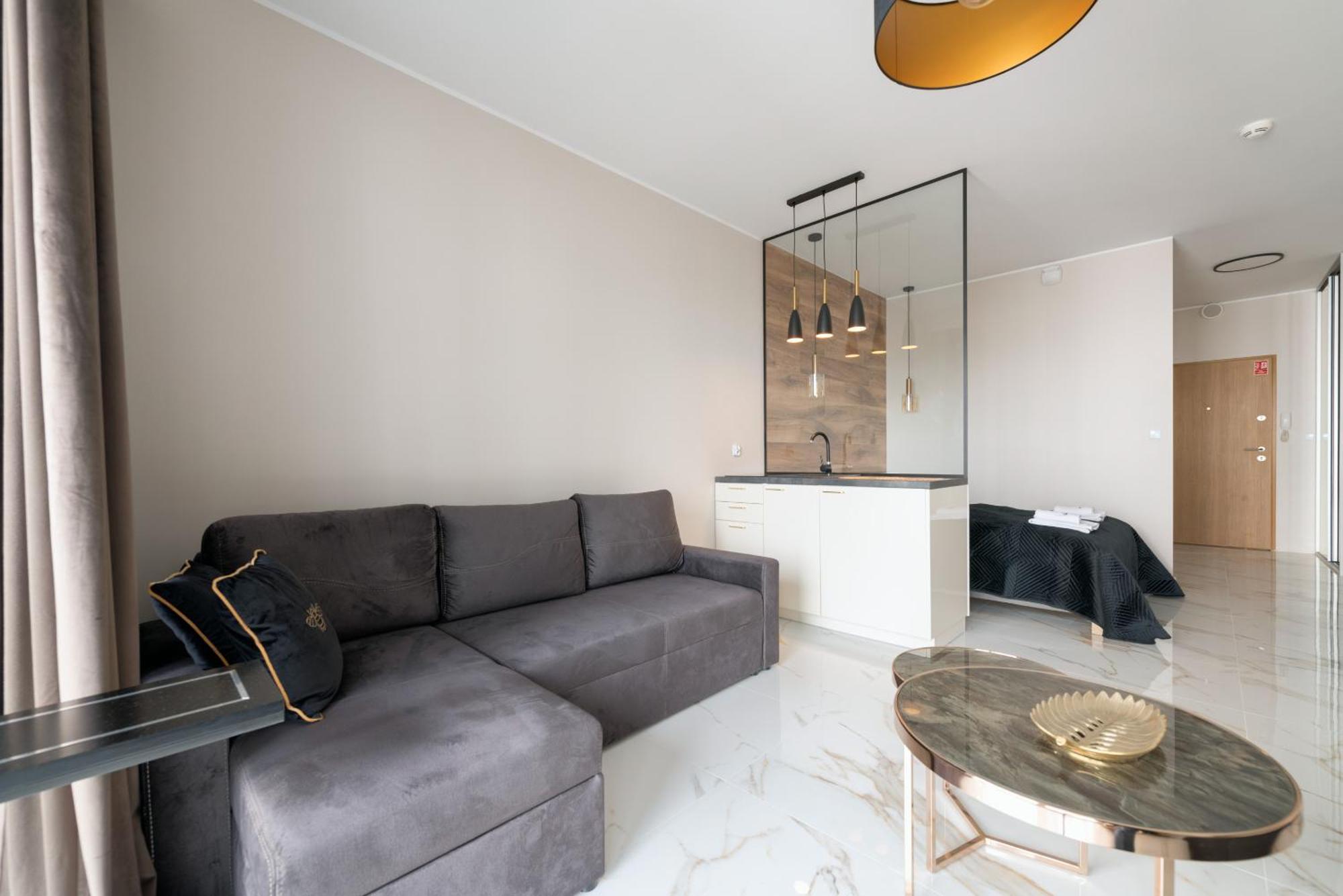 Bastion Walowa City Center By Downtown Apartments 格但斯克 客房 照片